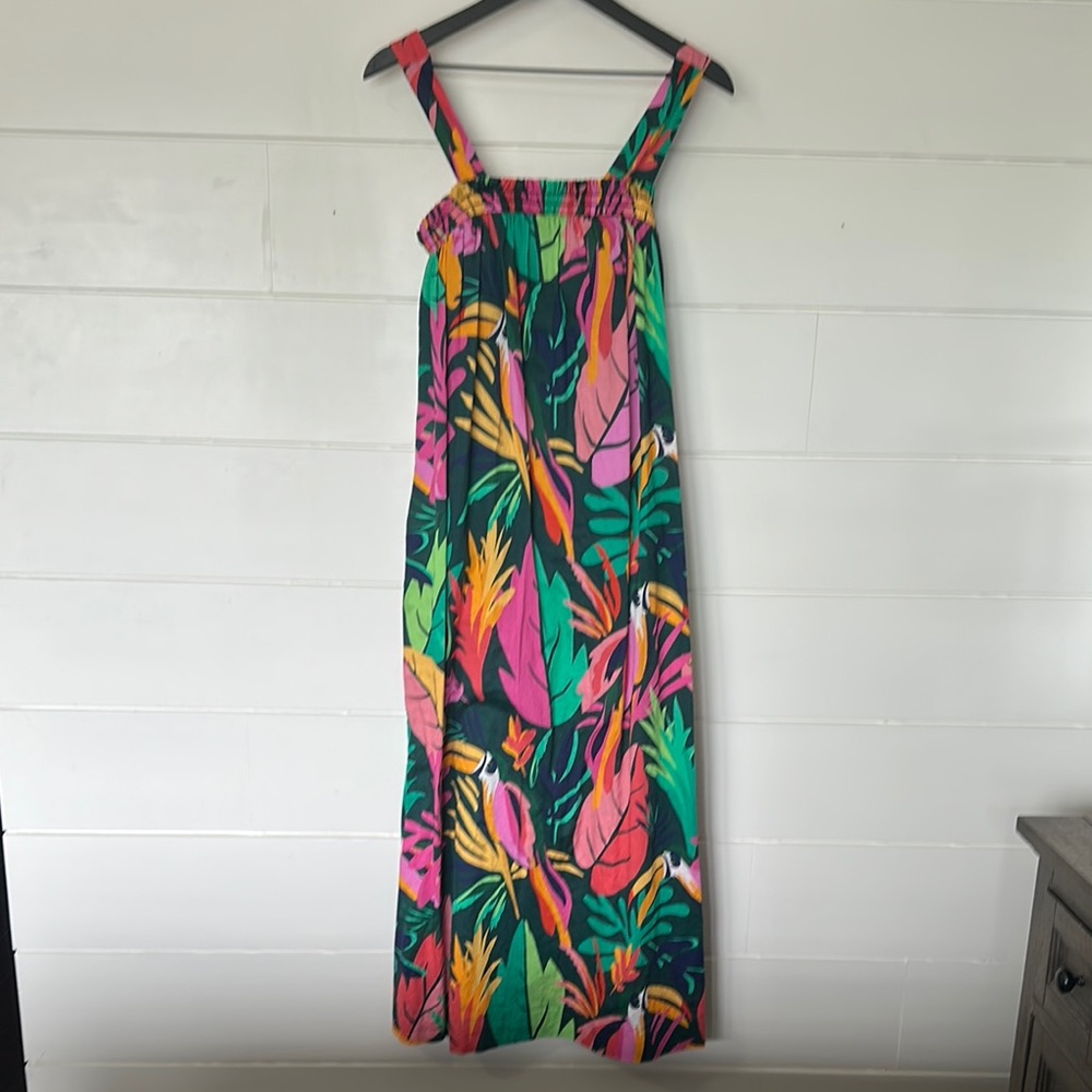 Soma Tropical Maxi Dress Built in Bra